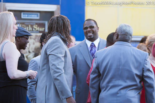 Jeremiah and Thomas K. Phillips, the Director, look ready for the premiere.