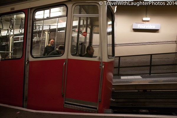 Metro car down the mountain