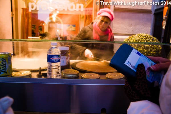 It's an art to make the crepes