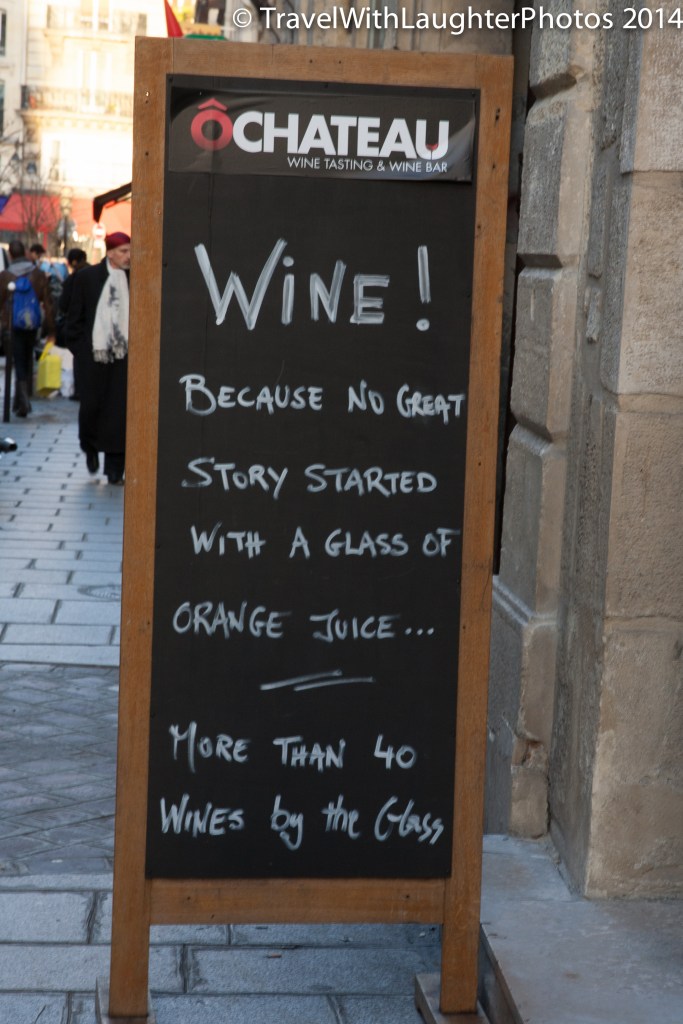 Fun sign greeting you at the door!